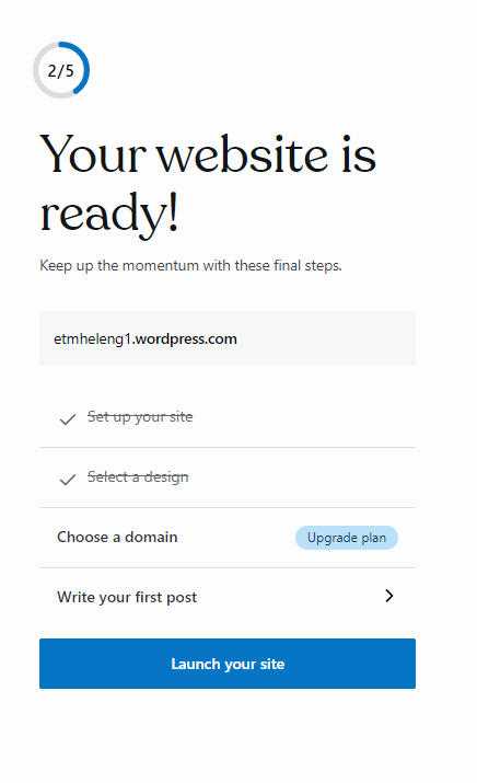 launch your site