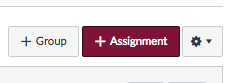 Add Assignment button
