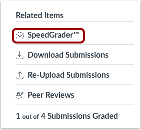 Speed Grader option