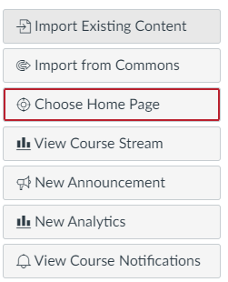 choose home page