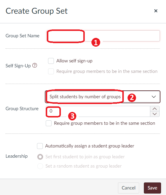 create group set