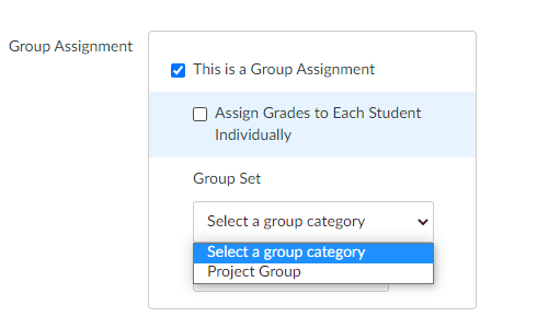 group assignment