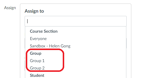 select groups